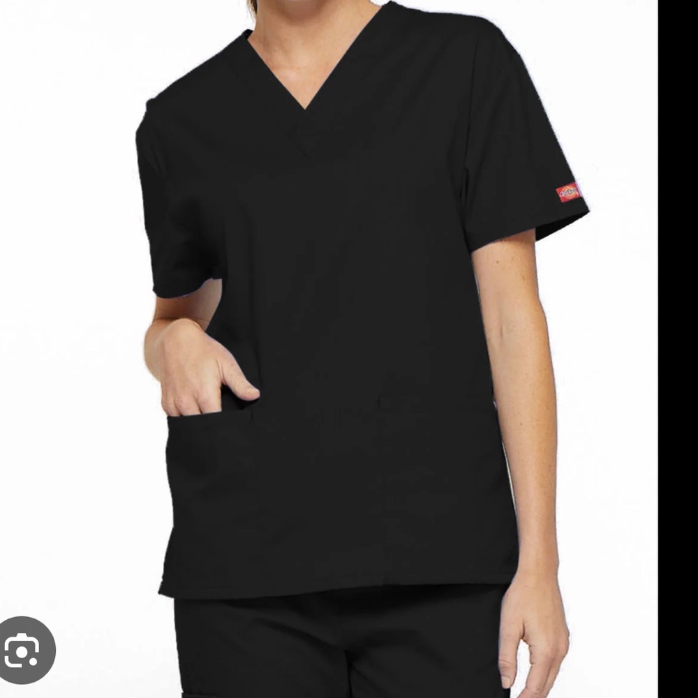 Dickies Black Boxy Short Sleeve Tee